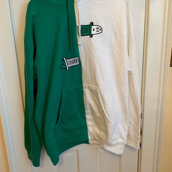 COPY - UNXPECTED SPLIT HOODIE - Picture 1 of 3